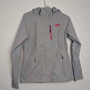 Like New The North Face Dryzzle Gray Pink Jacket Goretex Womens Medium